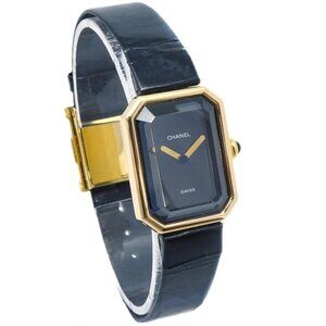 Chanel Premiere Watch Black 18KYG U.E.***** 112198